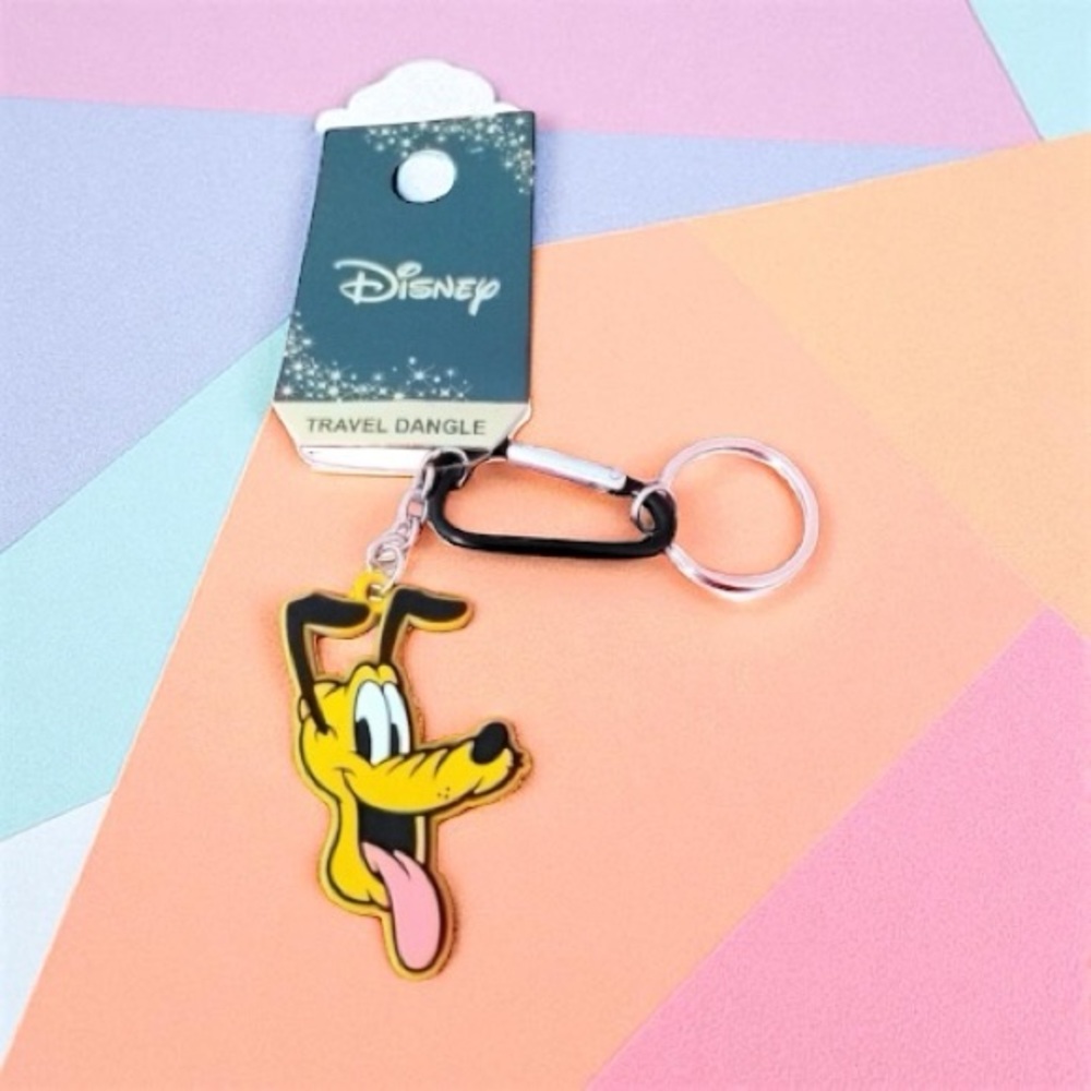 Disney Pluto Travel Dangle Keychain